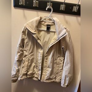 North Face Rain Coat White